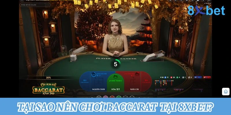 Baccarat Trực Tuyến – Hướng Dẫn Cách Chơi Từ A-Z 1 8xbet là nhà cái uy tín với những cơ hội thắng lớn và ưu đãi hấp dẫn